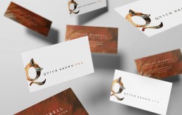 Quick Brown Fox Business Cards